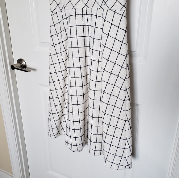 (Tall) J.Crew A-Line Windowpane Tweed Dress - Picture 12 of 15